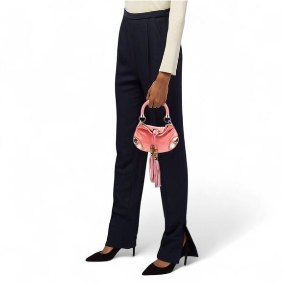Gucci Handbags - Gucci Patent Leather Mini Indy Handle Bag Pink With Original Dustbag - Small